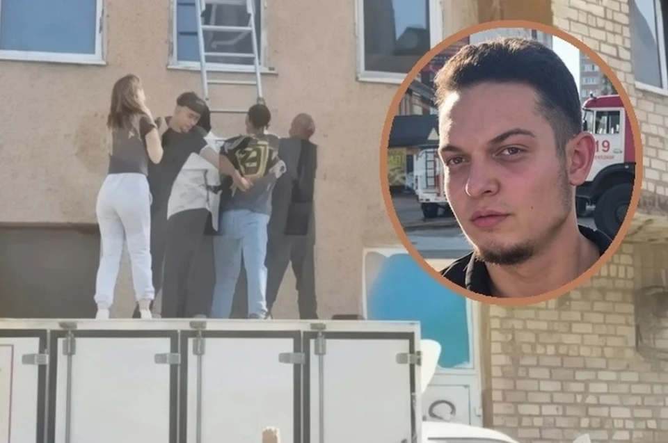 Водитель "Газели" спас нескольких людей, застрявших в горящем ТЦ в Стерлитамаке, фото: предоставлено "КП-Уфа"
