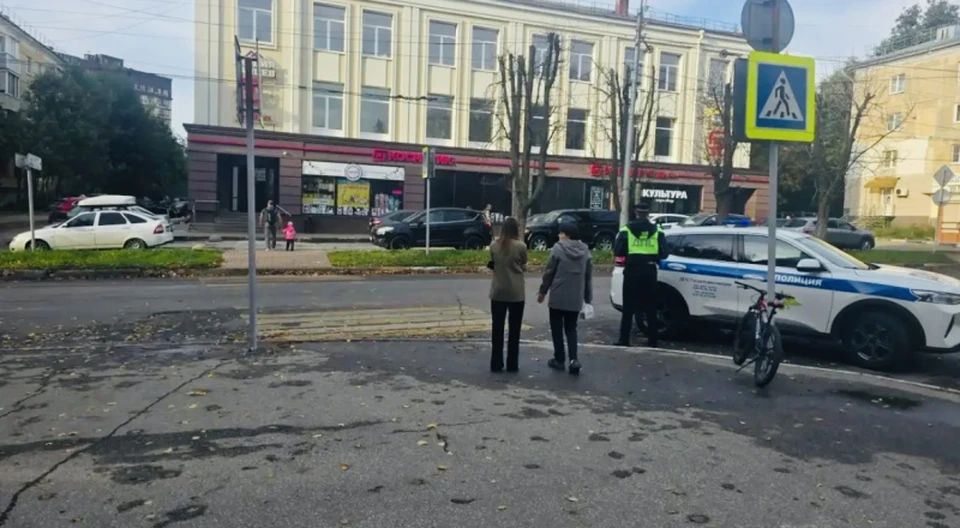 ДТП случилось на улице Полетаева в Рязани. Фото: УМВД по Рязанской области.