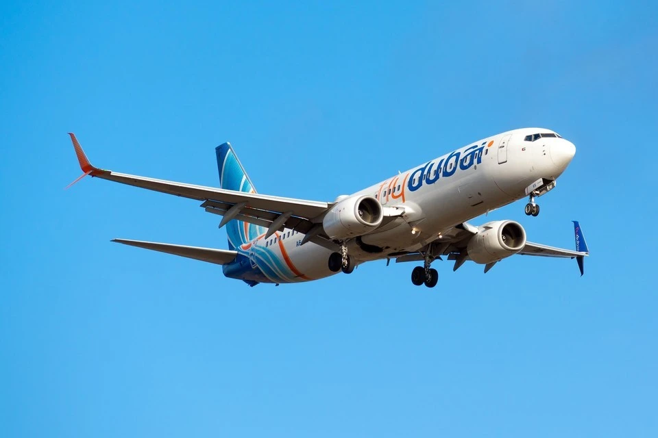 Boeing 737 авиакомпании Flydubai. Фото: kbp.spotter/Shutterstock/Fotodom