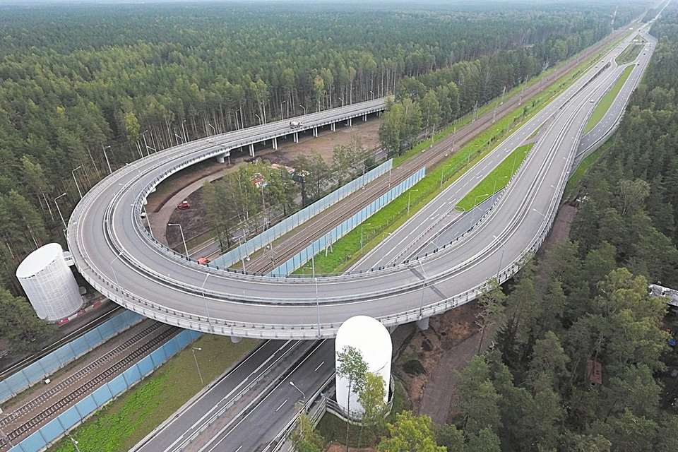 Транспортная развязка в Репино. Фото: «НИИПРИИ Севзапинжтехнология».