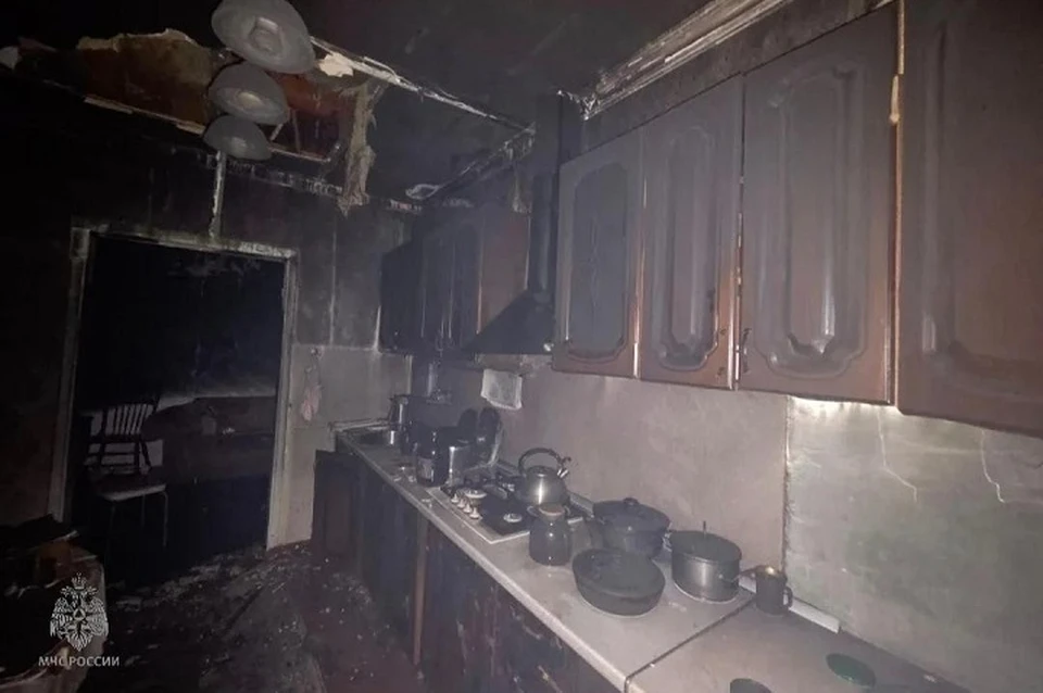 Пожар ликвидировали на площади 30 квадратных метров. Фото: МЧС РФ по Дагестану.