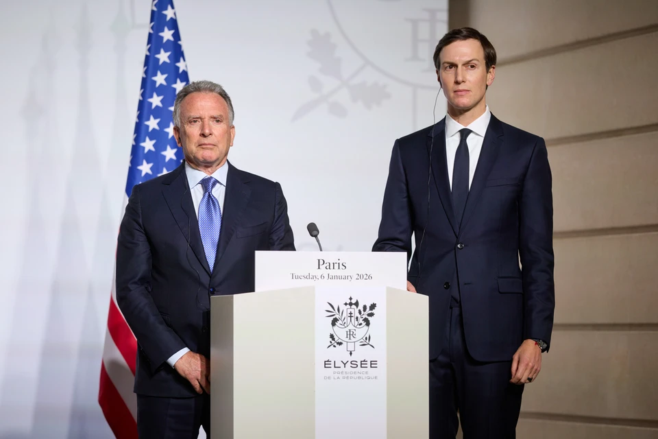 Спецпосланники президента США Стив Уиткофф и Джаред Кушнер Фото: www.capitalpictures.com/ Global Look Press