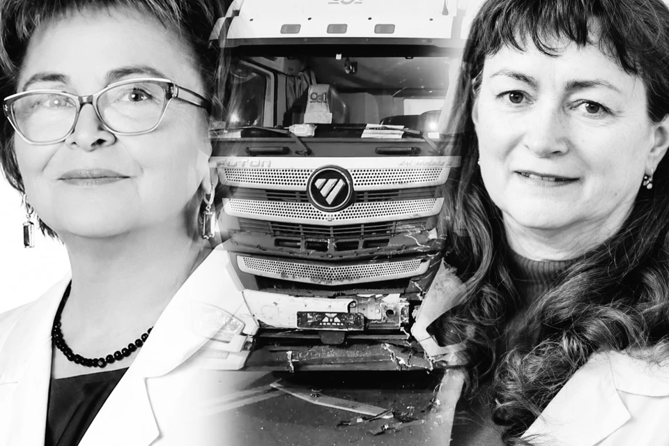 Людмила Евсюкова (слева) и Ольга Соколова погибли в ДТП на улице Циолковского.