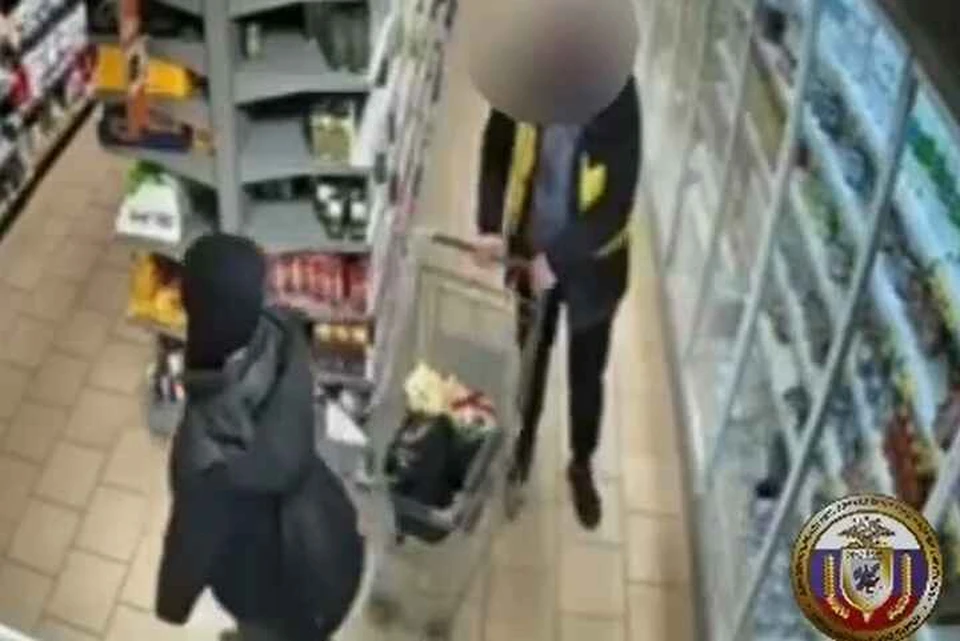В Якутске раскрыли кражу продуктов из торговой сети. Фото: скриншот с видео МУ МВД России «Якутское»