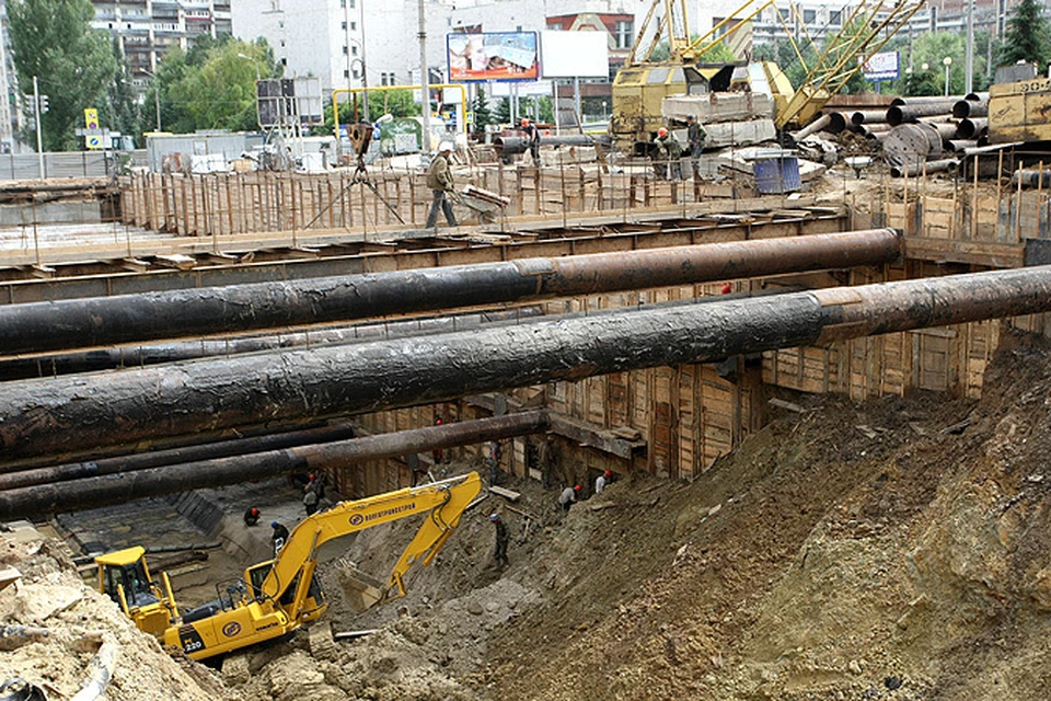 Самарское метро продолжает строиться - медленно, но верно.