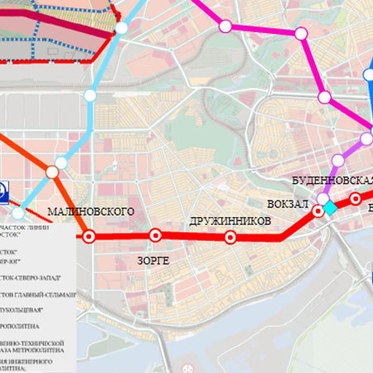 В центре Ростова снесут несколько зданий для строительства первой линии  метро - KP.RU