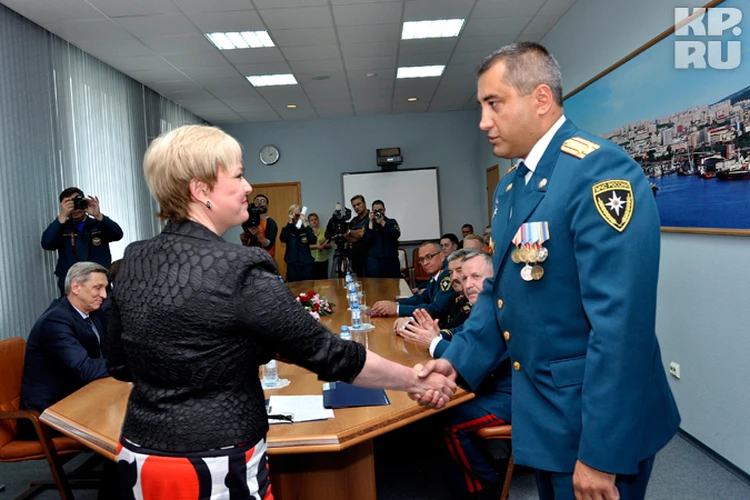 Мурманские пожарные получили награды за тушение АПЛ «Екатеринбург»