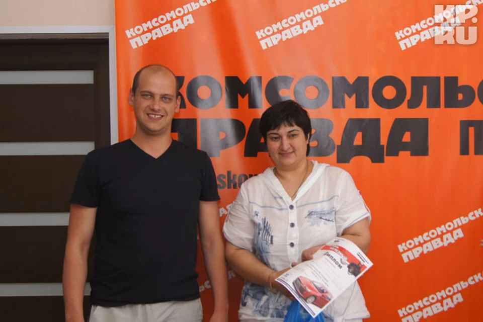 Счастливая обладательница автокомпрессора - Аида