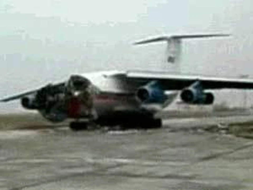 Один из столкнувшихся самолетов