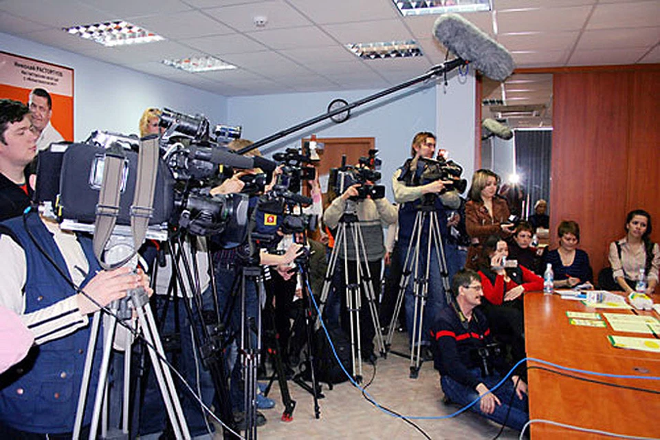Пресс-центр «Комсомольской правды» в Челябинске.