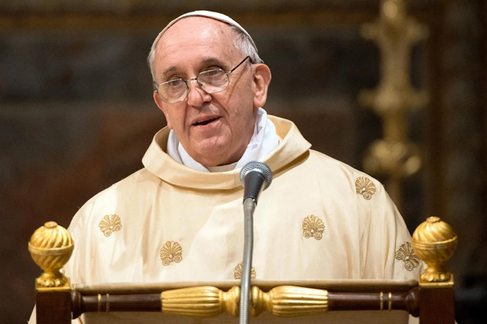 Папа Франциск провел первую мессу в Ватикане