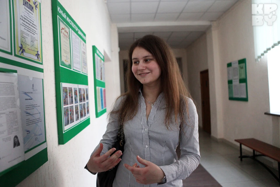 Победительница многих олимпиад Даша Богдан показала "Комсомолке" родную гимназию.