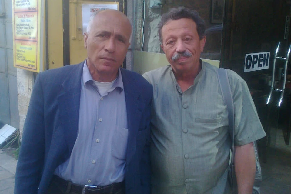 Моти Вануну (слева) и корреспондент "КП" Исраэль Шамир в Иерусалиме.