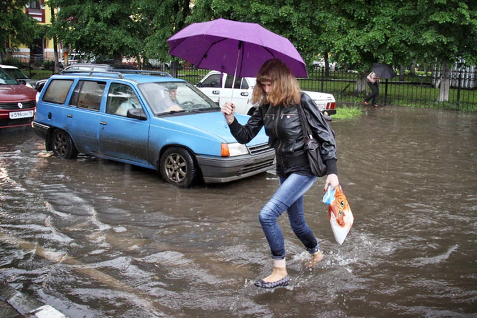 Сильные дожди пока не покинули Кубань