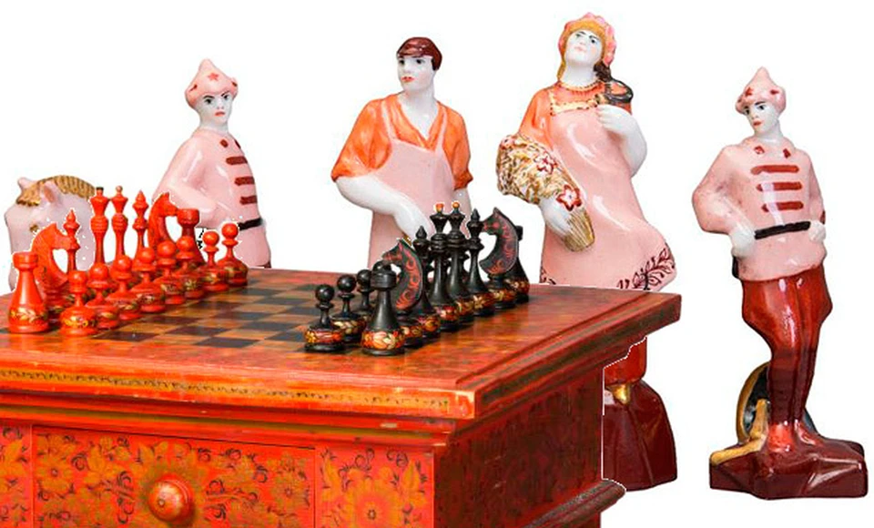 Открывается выставка уникальных шахматных фигурок