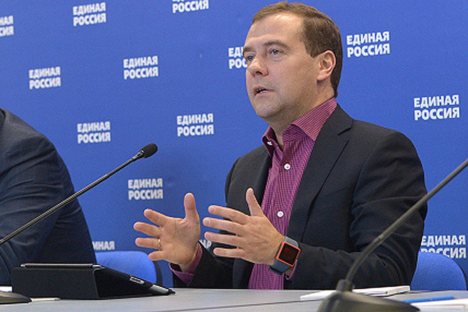 Лидер «Единой России» Дмитрий Медведев остался доволен выборами в регионах