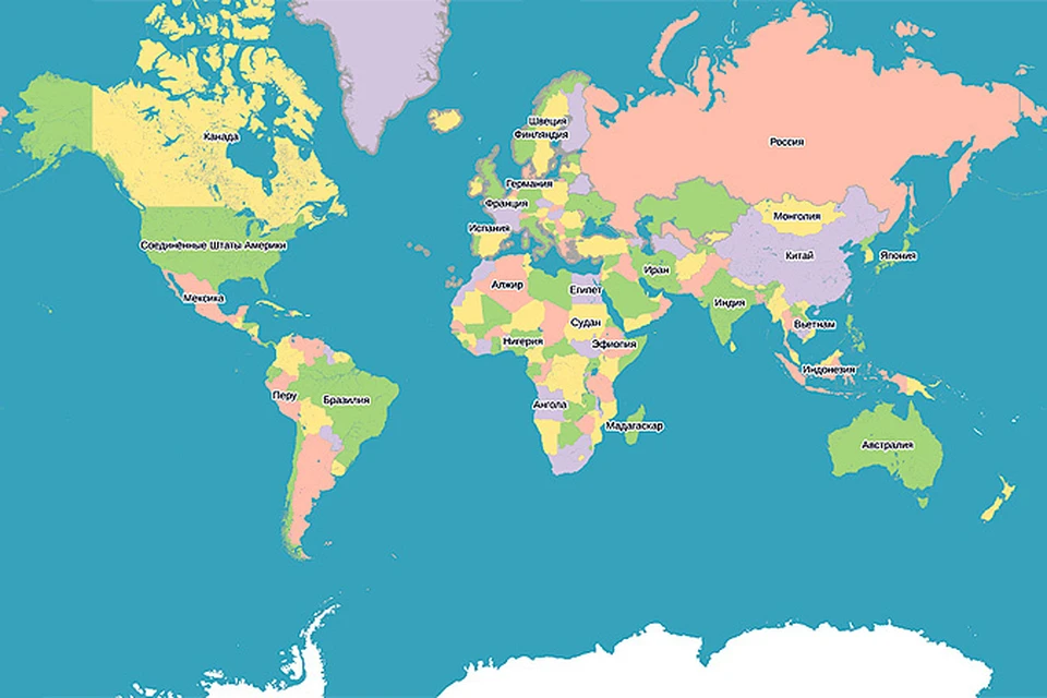 карта мира яндекс