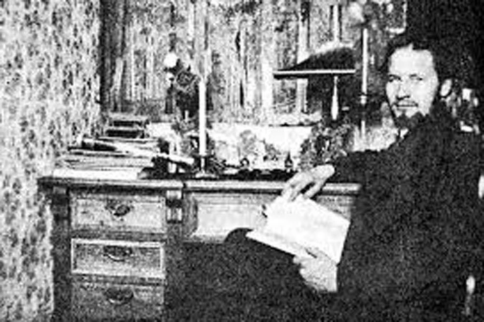 Вацлав Ластовский в редакции "Нашай нівы", в которой проработал семь лет