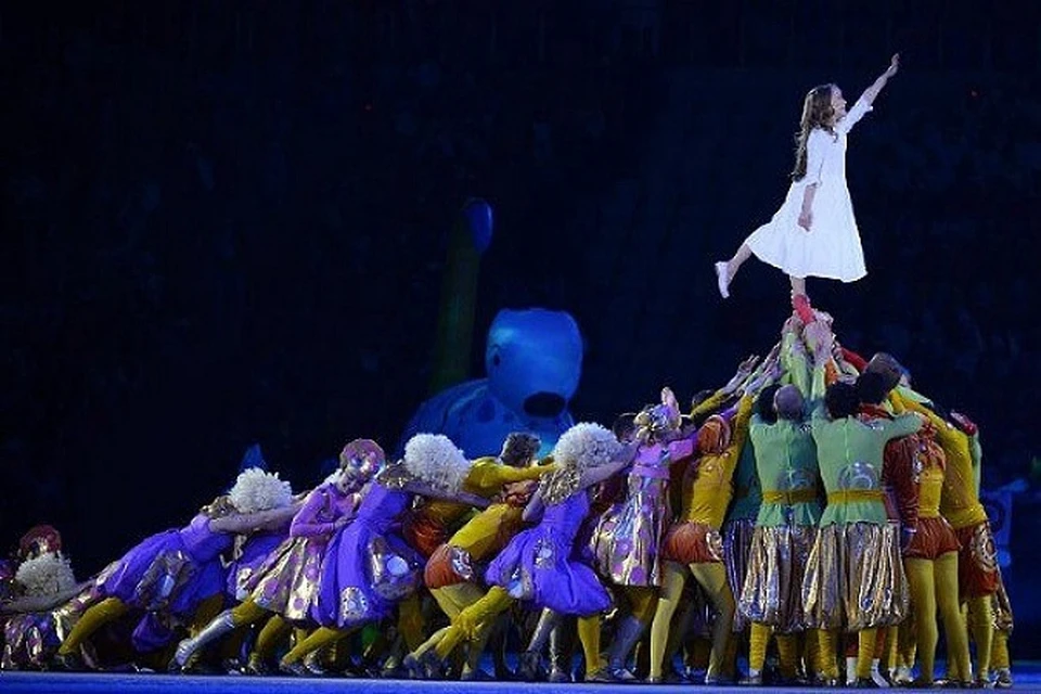 Девочка из Вологды открывала Олимпиаду в Сочи