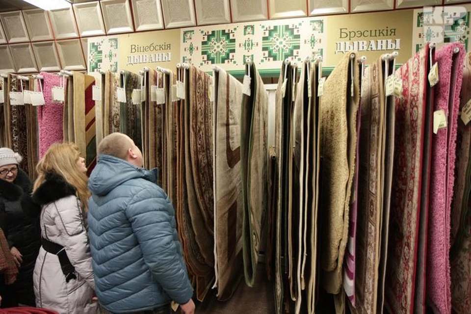 В магазинах брестские ковры до сих пор пользуются спросом