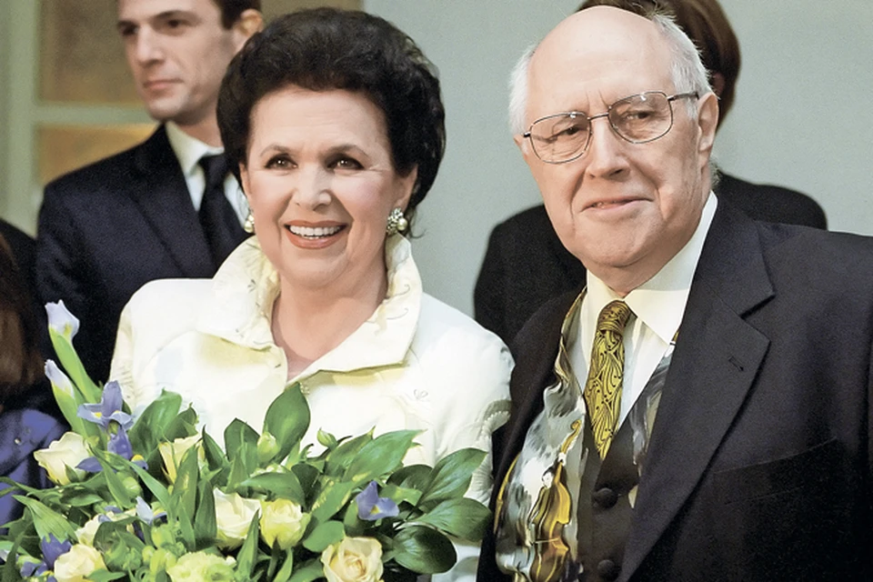 Галина Вишневская и Мстислав Ростропович познакомились в 1955 году на фестивале «Пражская весна». И более 50 лет прожили вместе (Москва, 2001 год).