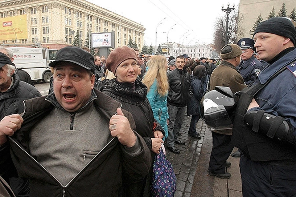 Харьковский протест 2014. Протесты на юге-востоке Украины (2014).