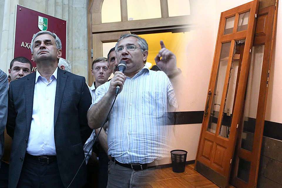 Абхазский "майдан" ограничился единственной выломанной дверью