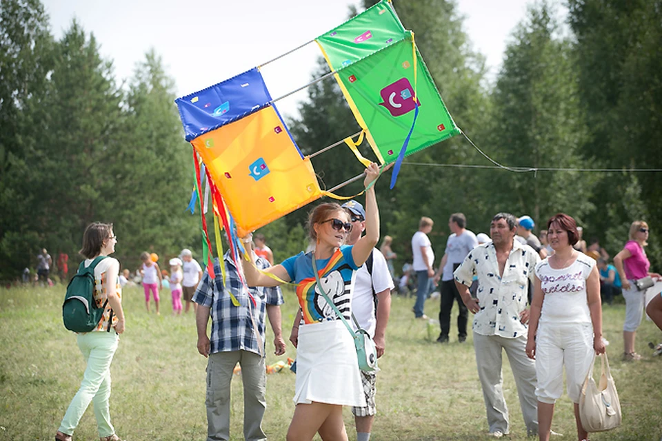 В Челябинске прошел первый фестиваль воздушных змеев