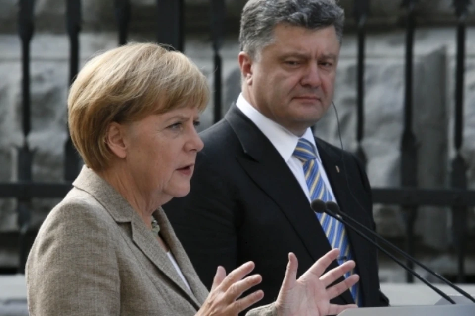 Ангела Меркель провела переговоры с Петром Порошенко