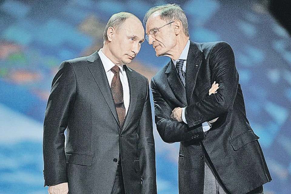 Жан-Клод Килли и Владимир Путин стали настоящими друзьями за семь лет подготовки зимних игр.