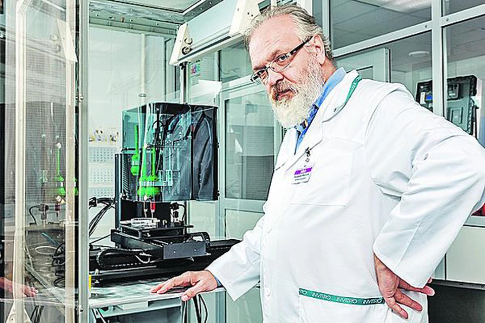 Владимир Миронов создал первый отечественный биопринтер. Со временем, он собирается строить целые заводы по производству органов. Фото: bioprinting.ru