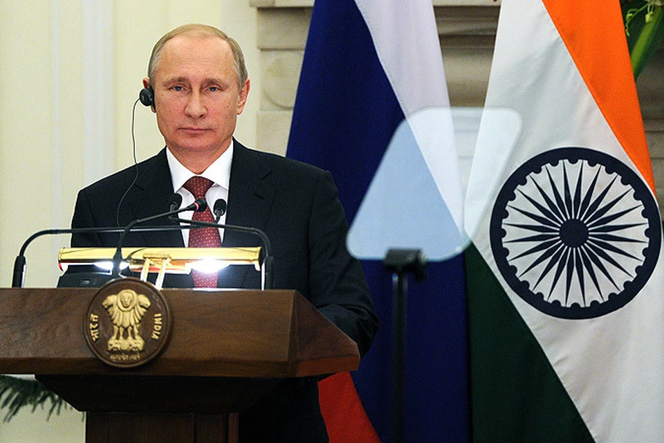 Визит Владимира Путина в Дели может привести к становлению нового мирового порядка