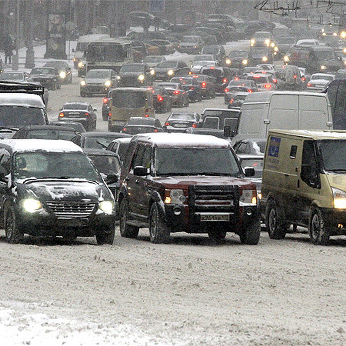 Москвичи толкали автобусы, полдня жили в пробках, а медведь и тигры в  зоопарке радовались зиме - KP.RU