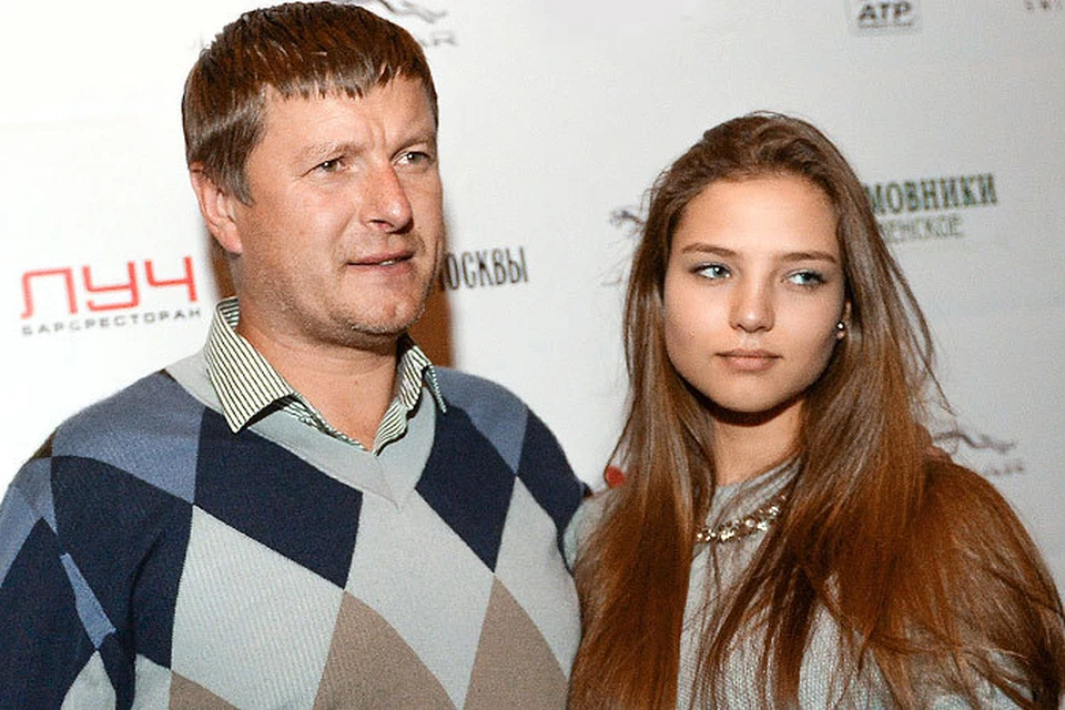 Леся Кафельникова со своим прославленным отцом.