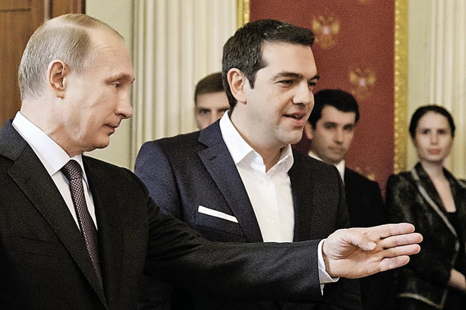 Судя по тому, что от встречи до итоговой пресс-конференции прошло почти три часа, сделать вместе русские и греки могут многое. Фото: AP Photo.