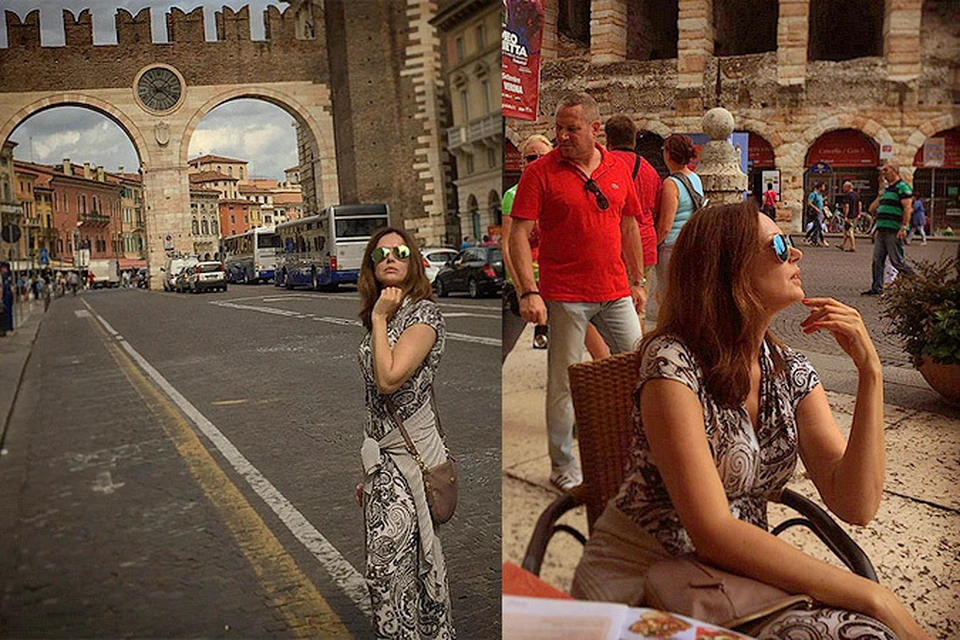 После заявления о разводе актриса Ирина Безрукова решила взять отпуск и уехала в Италию. Фото: Инстаграм bezirina