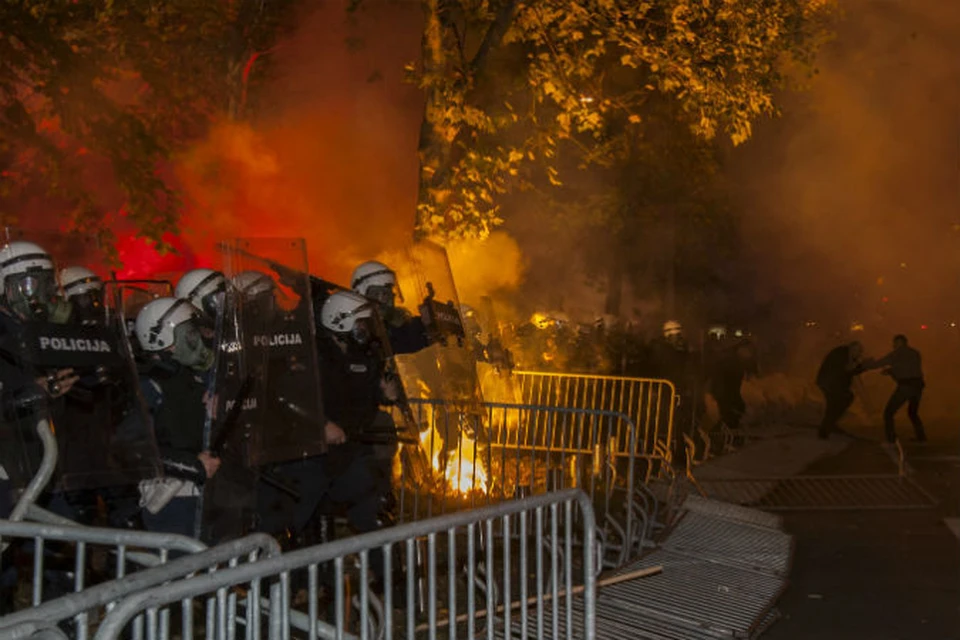 Черногория обвинила Москву в причастности к акциям протеста.