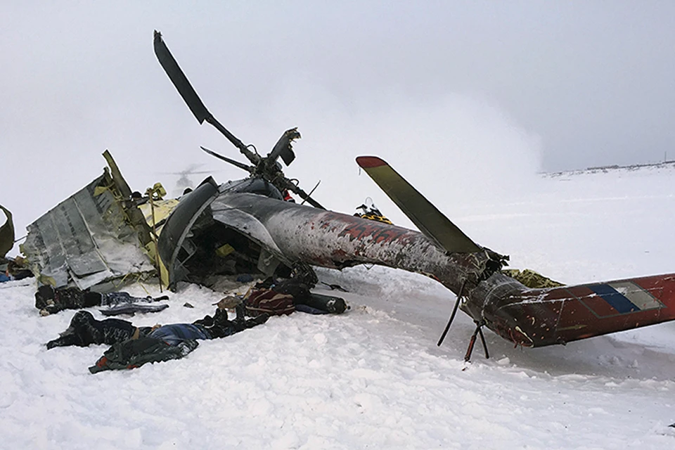 В Красноярском крае жертвами крушения вертолета МИ-8 стали 10 человек