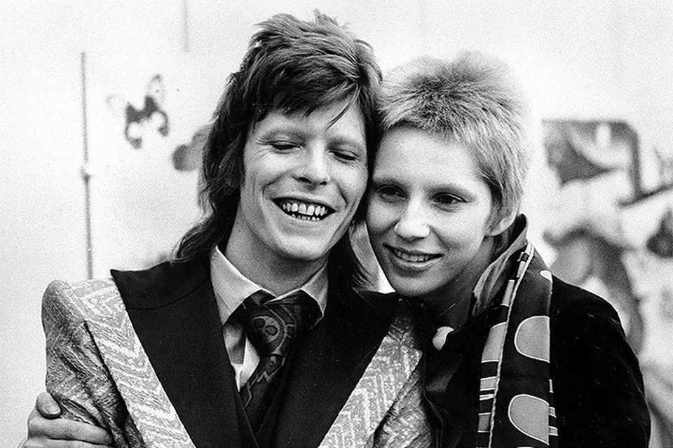 Энджи и Дэвид Боуи в 1975 году.