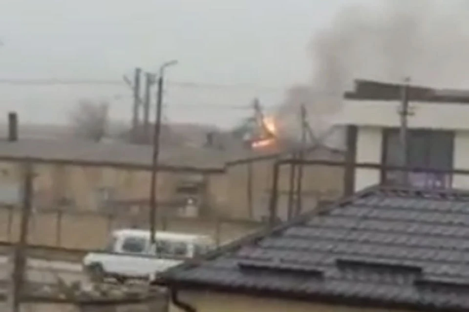 Силовики уничтожили дом подозреваемого в организации теракта на посту ДПС под Дербентом. Фото: стоп-кадр Youtube