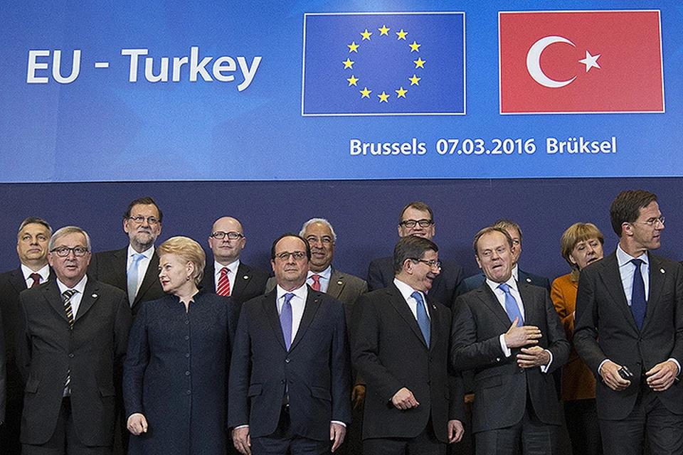 О чем же договорились Евросоюз и Турция в Брюсселе? Разбираемся по пунктам соглашения...
