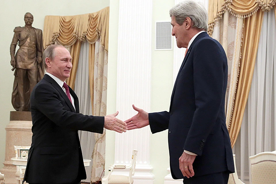 Джон Керри в Кремле чувствует себя уже как дома. Фото: Михаил Метцель/ТАСС