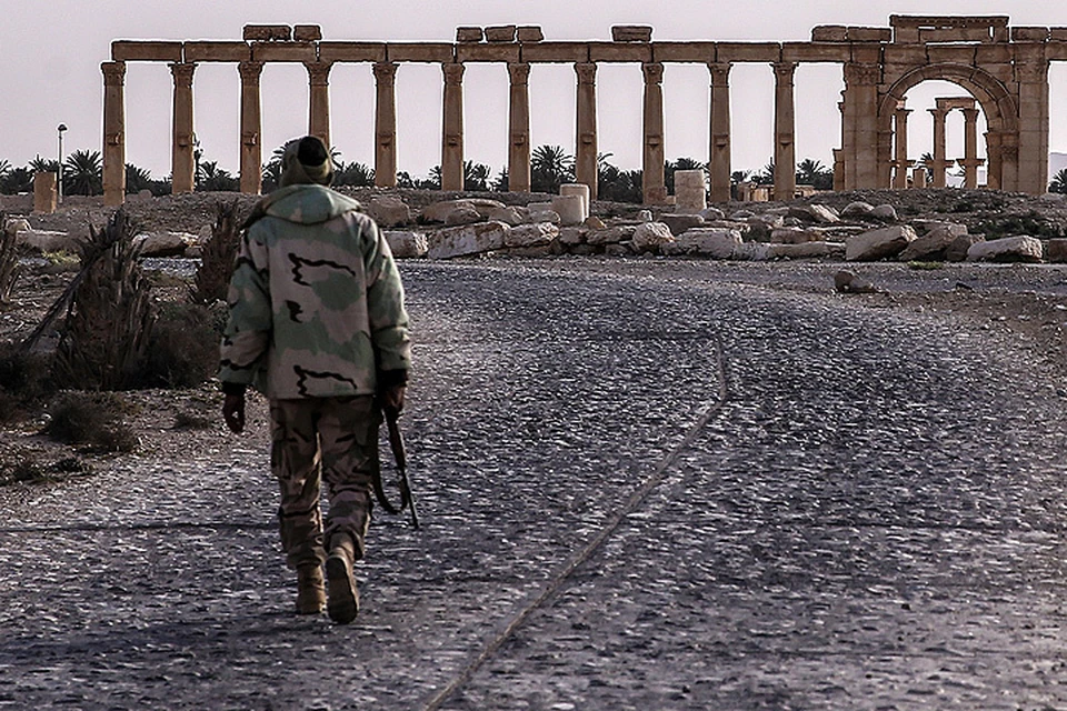 27 марта 2016 года бойцы сирийской армии и отряды народного ополчения полностью освободили Пальмиру. Фото: Валерий Шарифулин/ТАСС