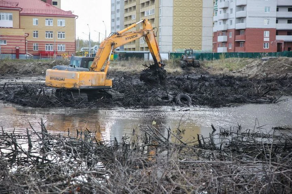 В Тюмени начались строительные работы над созданием нового сквера Серебряные Ключи на улице Энергостроителей.