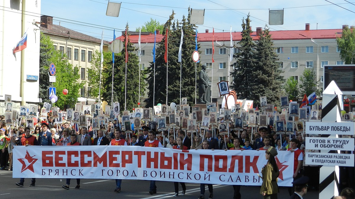 Бессмертный полк в пересвете