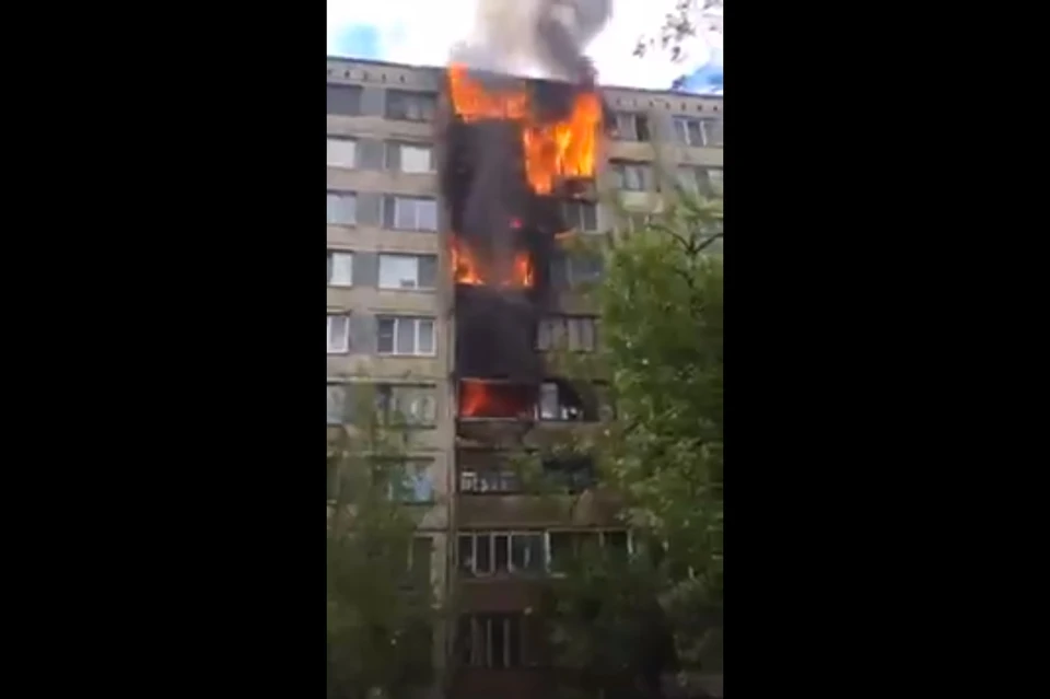 ФОТО: кадр из видео очевидца, группа "ДТП и ЧП Санкт-Петербург" в ВКонтакте