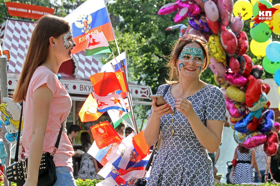 Уфимцы отмечают двойной праздник: День России и День города.