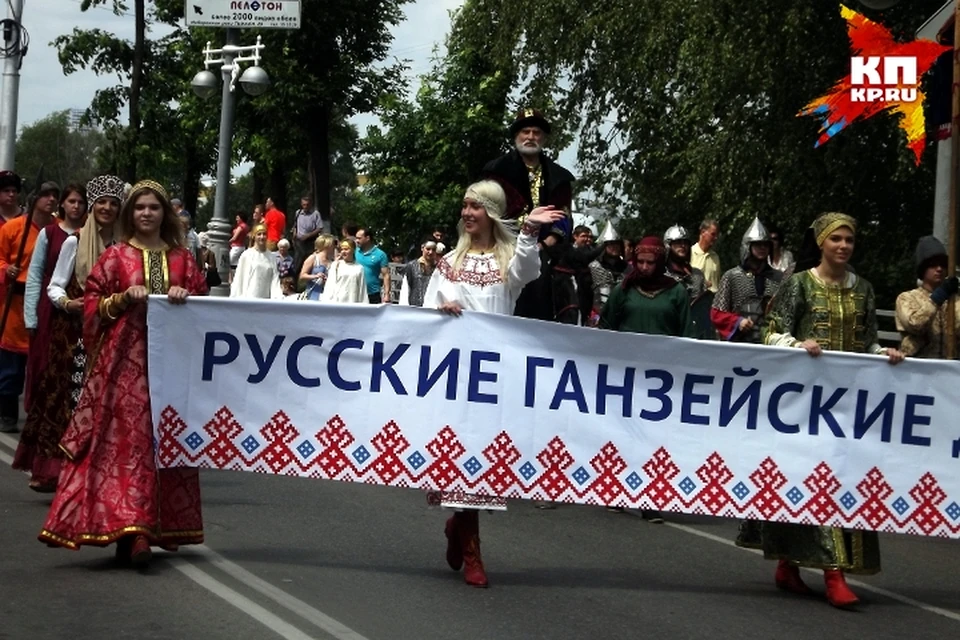 Ганзейские дни в Твери начались в театрализованного шествия