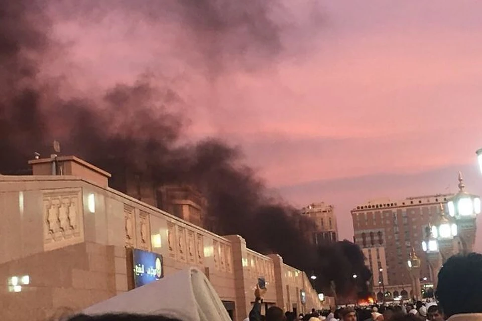 Взрыв произошел рядом с Мечетью Пророка в Медине. Фото https://twitter.com/Mashriqi_Larki