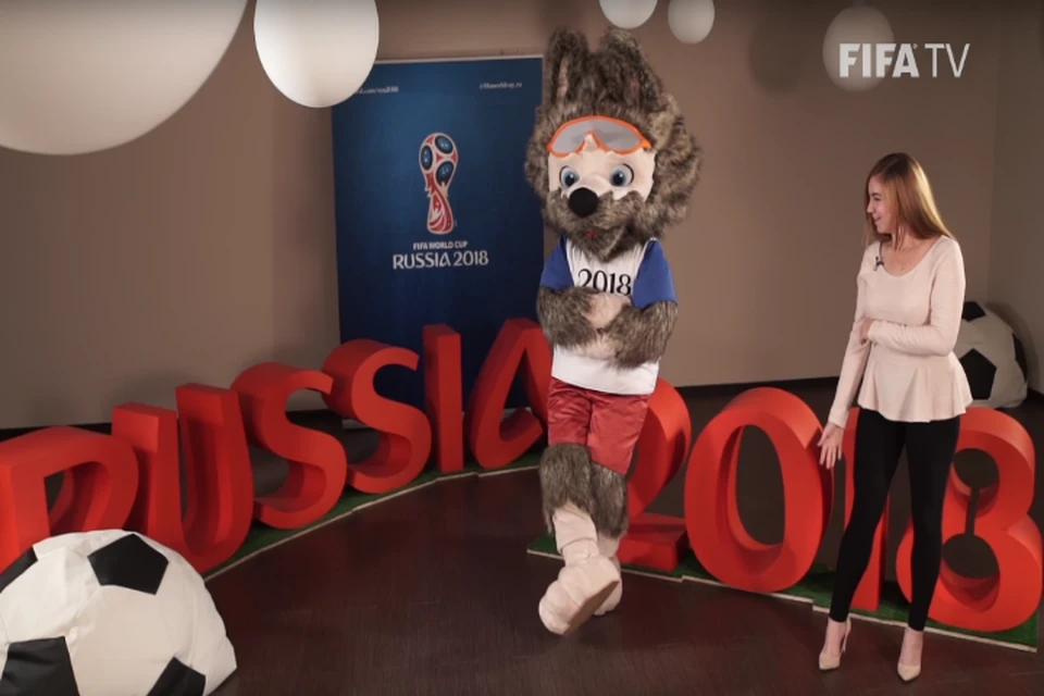 Томский волк стал талисманом чемпионата мира по футболу. Фото: пресс-служба ТГУ.